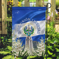 El Salvador Torogoz Bird Garden Flag Divine Savior Monument Volcano Flor De Izote Art