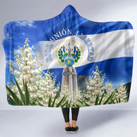 El Salvador Torogoz Bird Hooded Blanket Divine Savior Monument Volcano Flor De Izote Art