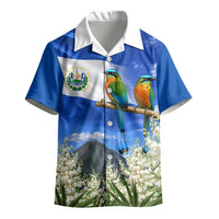 El Salvador Torogoz Bird Kid Hawaiian Shirt Divine Savior Monument Volcano Flor De Izote Art