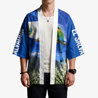 El Salvador Torogoz Bird Kimono Divine Savior Monument Volcano Flor De Izote Art