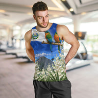 El Salvador Torogoz Bird Men Tank Top Divine Savior Monument Volcano Flor De Izote Art