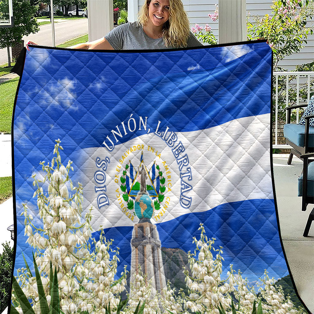 El Salvador Torogoz Bird Quilt Divine Savior Monument Volcano Flor De Izote Art