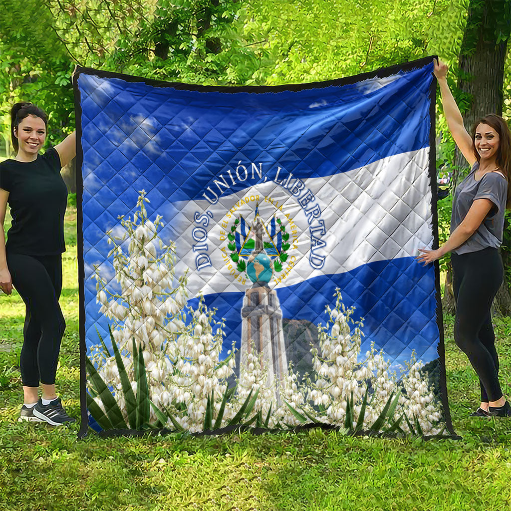 El Salvador Torogoz Bird Quilt Divine Savior Monument Volcano Flor De Izote Art