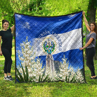 El Salvador Torogoz Bird Quilt Divine Savior Monument Volcano Flor De Izote Art