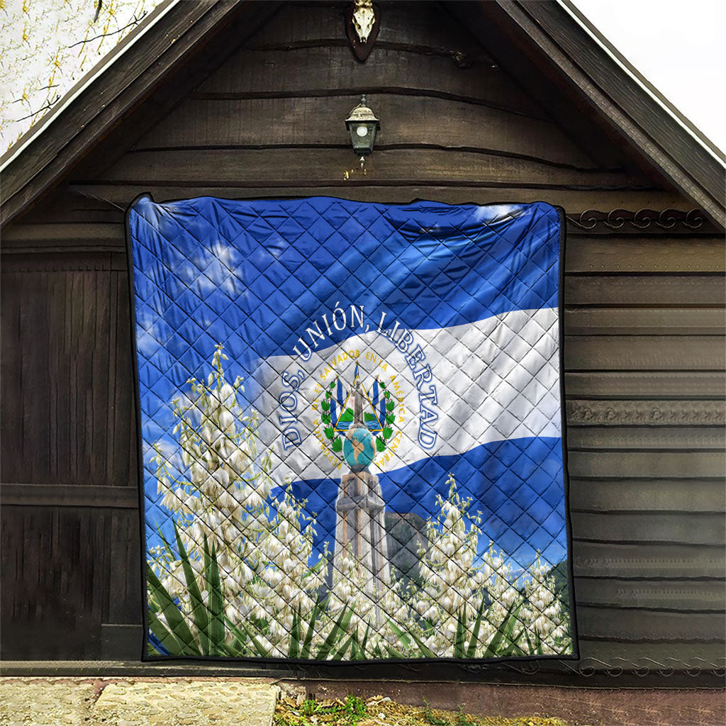 El Salvador Torogoz Bird Quilt Divine Savior Monument Volcano Flor De Izote Art