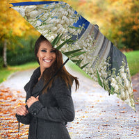 El Salvador Torogoz Bird Umbrella Divine Savior Monument Volcano Flor De Izote Art
