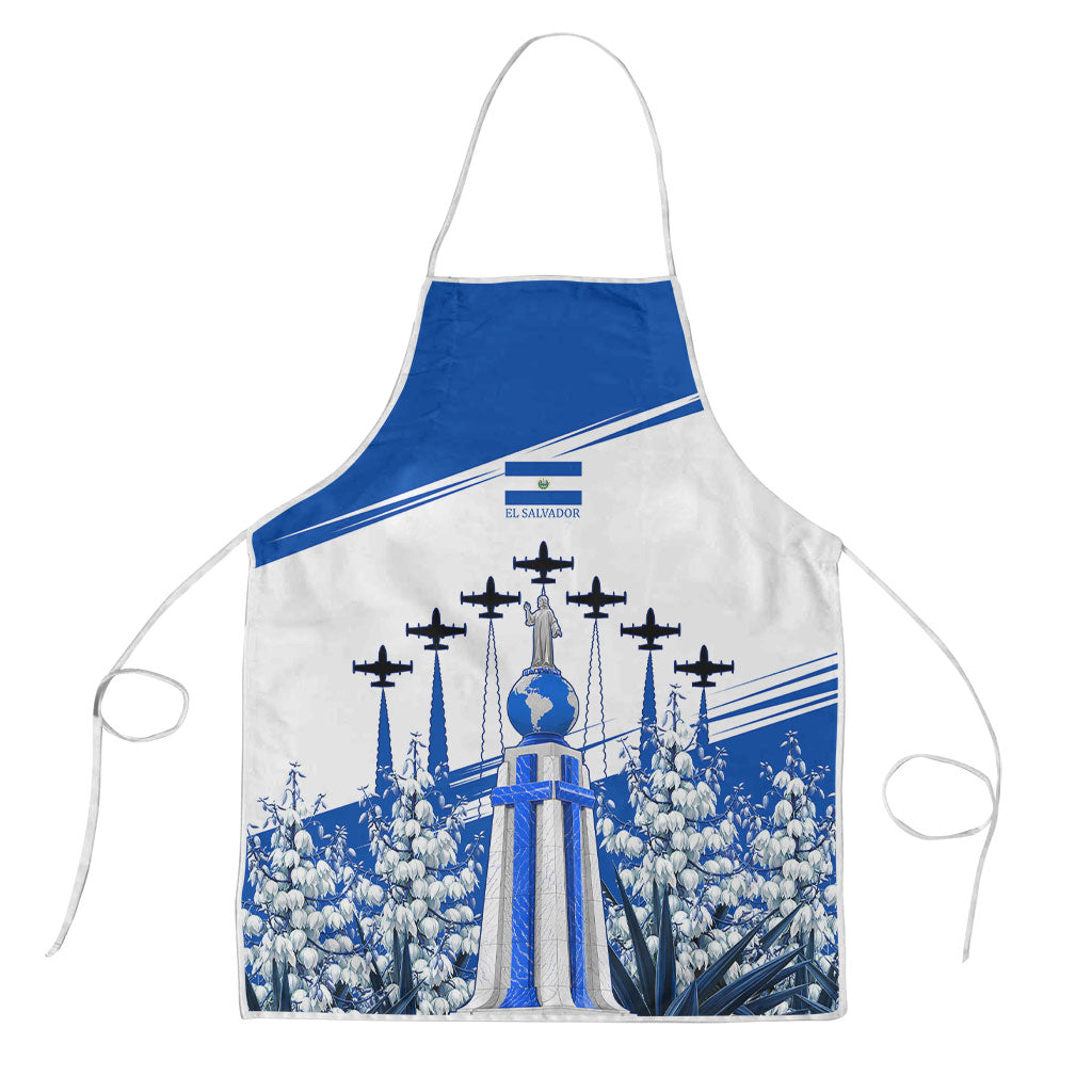 El Salvador Divine Savior Monument Apron Flor De Izote Coat Of Arms Fighter Jets Art
