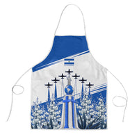 El Salvador Divine Savior Monument Apron Flor De Izote Coat Of Arms Fighter Jets Art