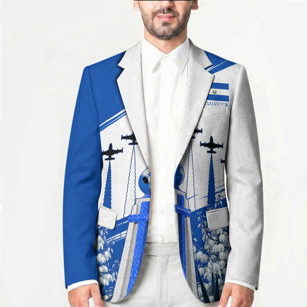 El Salvador Divine Savior Monument Blazer Flor De Izote Coat Of Arms Fighter Jets Art