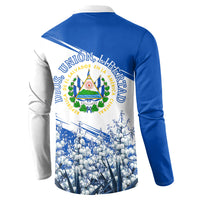 El Salvador Divine Savior Monument Button Sweatshirt Flor De Izote Coat Of Arms Fighter Jets Art