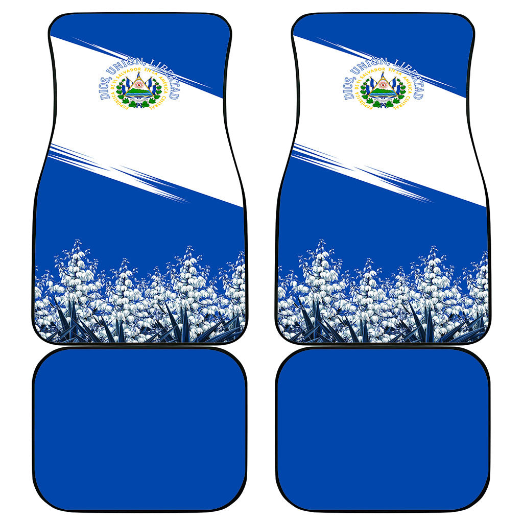 El Salvador Divine Savior Monument Car Mats Flor De Izote Coat Of Arms Fighter Jets Art