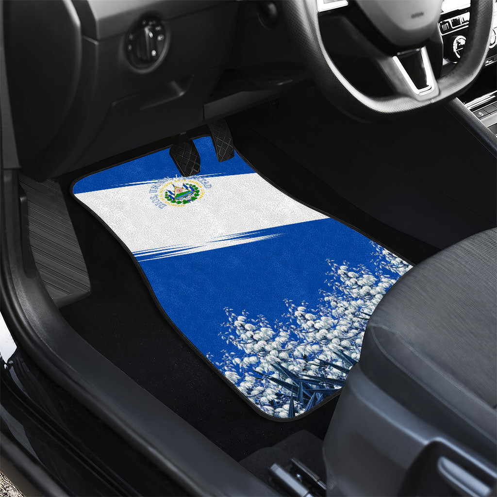 El Salvador Divine Savior Monument Car Mats Flor De Izote Coat Of Arms Fighter Jets Art