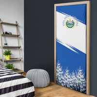 El Salvador Divine Savior Monument Door Cover Flor De Izote Coat Of Arms Fighter Jets Art