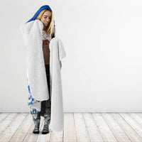 El Salvador Divine Savior Monument Hooded Blanket Flor De Izote Coat Of Arms Fighter Jets Art