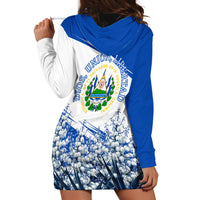 El Salvador Divine Savior Monument Hoodie Dress Flor De Izote Coat Of Arms Fighter Jets Art