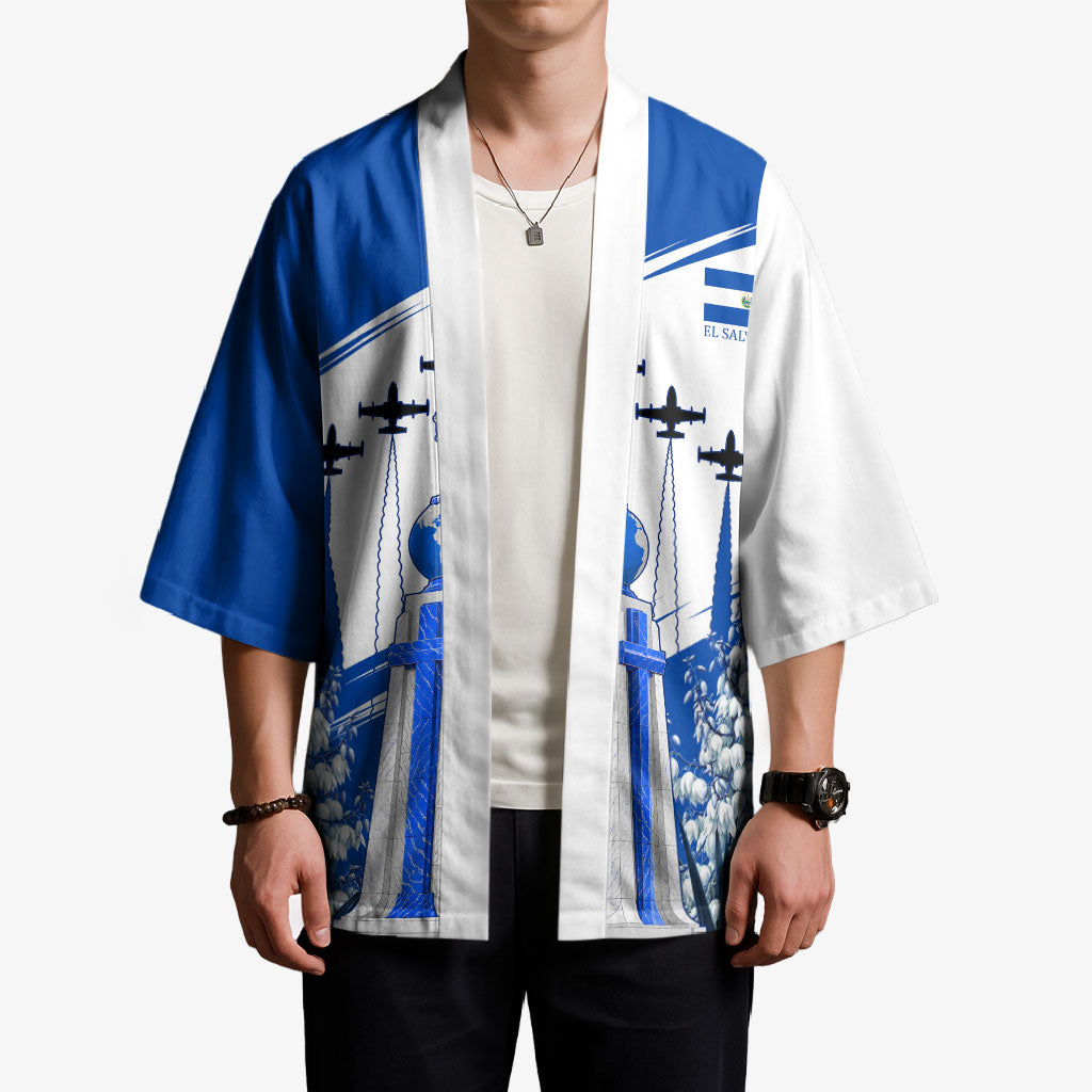 El Salvador Divine Savior Monument Kimono Flor De Izote Coat Of Arms Fighter Jets Art