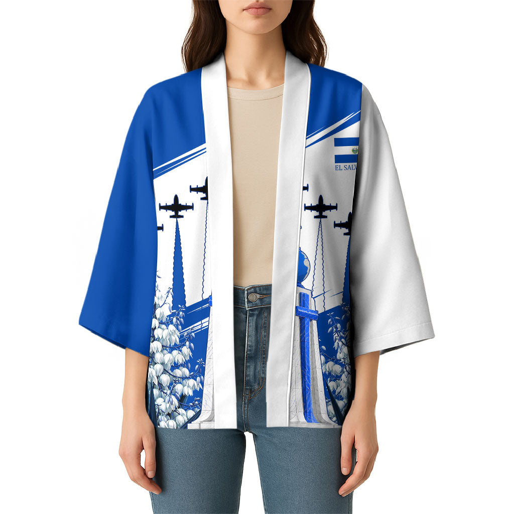 El Salvador Divine Savior Monument Kimono Flor De Izote Coat Of Arms Fighter Jets Art