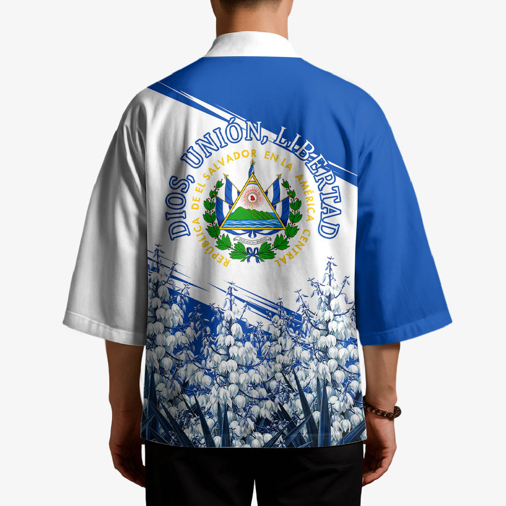 El Salvador Divine Savior Monument Kimono Flor De Izote Coat Of Arms Fighter Jets Art