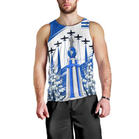 El Salvador Divine Savior Monument Men Tank Top Flor De Izote Coat Of Arms Fighter Jets Art