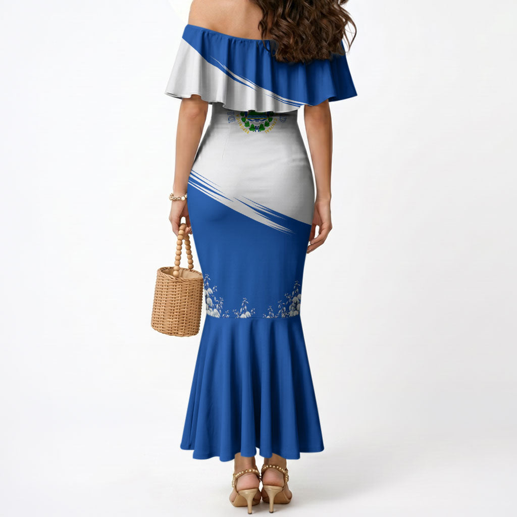 El Salvador Divine Savior Monument Mermaid Dress Flor De Izote Coat Of Arms Fighter Jets Art