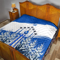 El Salvador Divine Savior Monument Quilt Flor De Izote Coat Of Arms Fighter Jets Art