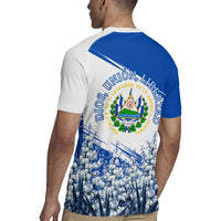 El Salvador Divine Savior Monument Rugby Jersey Flor De Izote Coat Of Arms Fighter Jets Art
