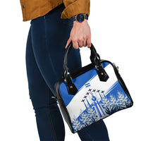 El Salvador Divine Savior Monument Shoulder Handbag Flor De Izote Coat Of Arms Fighter Jets Art