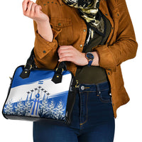 El Salvador Divine Savior Monument Shoulder Handbag Flor De Izote Coat Of Arms Fighter Jets Art