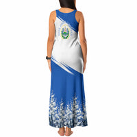 El Salvador Divine Savior Monument Tank Maxi Dress Flor De Izote Coat Of Arms Fighter Jets Art