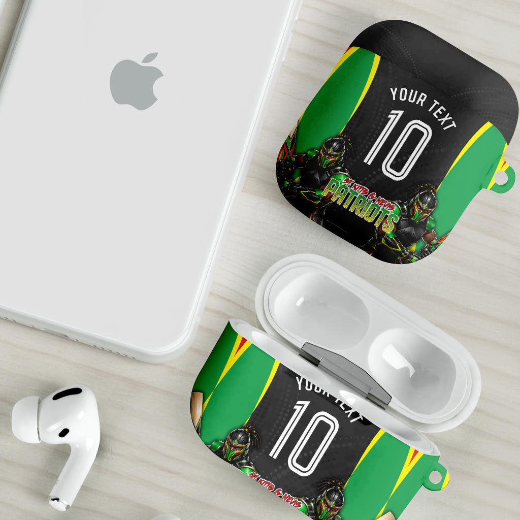 Personalized St Kitts And Nevis Patriots AirPods Case Caribbean Cricket Player Graphic Art