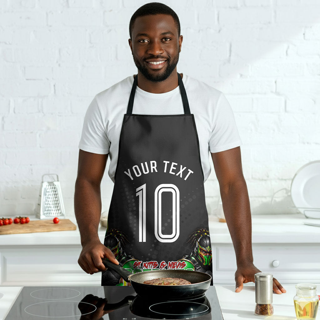 Personalized St Kitts And Nevis Patriots Apron Caribbean Cricket Player Graphic Art