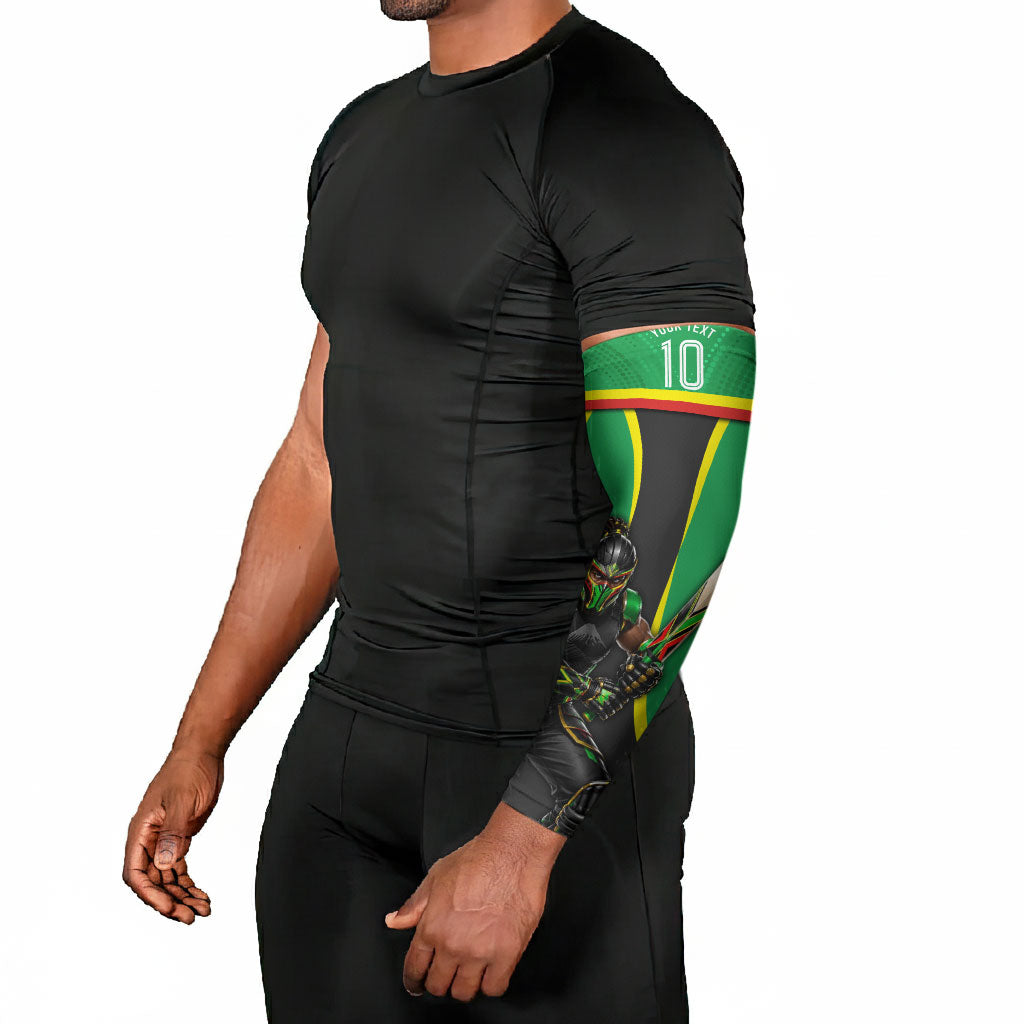 Personalized St Kitts And Nevis Patriots Arm Sleeves Caribbean Cricket Player Graphic Art