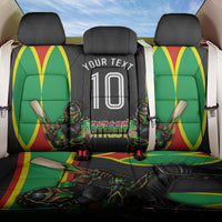 Personalized St Kitts And Nevis Patriots Back Car Seat Cover Caribbean Cricket Player Graphic Art