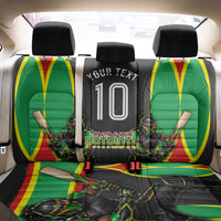 Personalized St Kitts And Nevis Patriots Back Car Seat Cover Caribbean Cricket Player Graphic Art