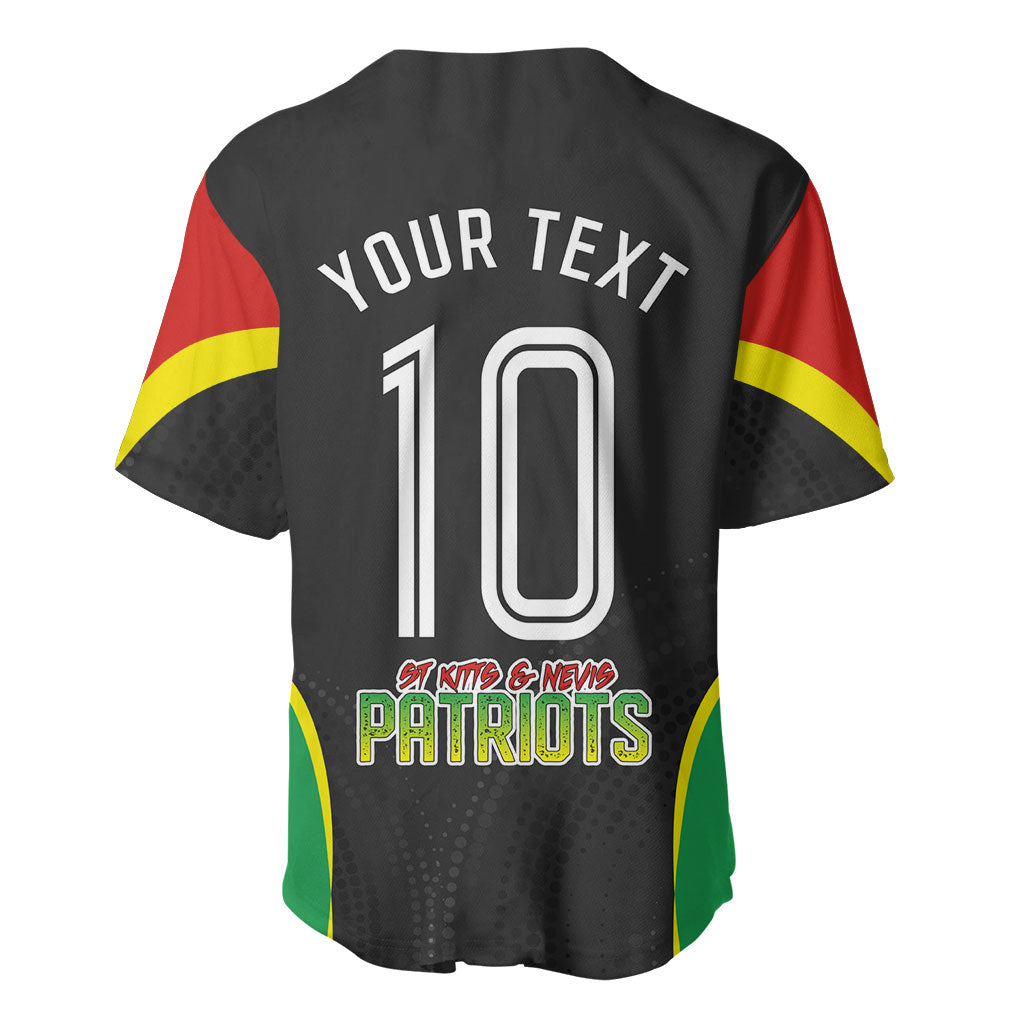 Personalized St Kitts And Nevis Patriots Baseball Jersey Caribbean Cricket Player Graphic Art