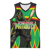 Personalized St Kitts And Nevis Patriots Basketball Jersey Caribbean Cricket Player Graphic Art