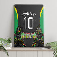 Personalized St Kitts And Nevis Patriots Canvas Wall Art Caribbean Cricket Player Graphic Art