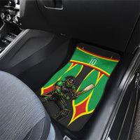 Personalized St Kitts And Nevis Patriots Car Mats Caribbean Cricket Player Graphic Art
