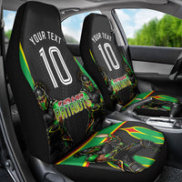 Personalized St Kitts And Nevis Patriots Car Seat Cover Caribbean Cricket Player Graphic Art