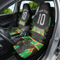 Personalized St Kitts And Nevis Patriots Car Seat Cover Caribbean Cricket Player Graphic Art