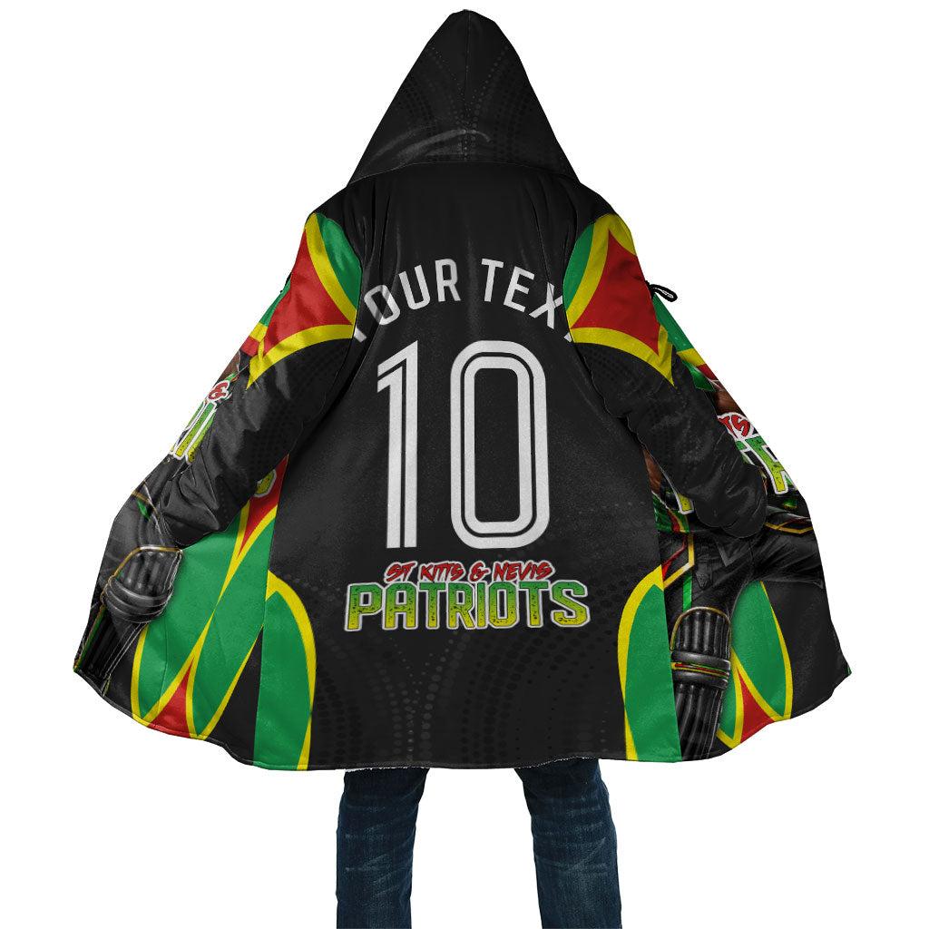 Personalized St Kitts And Nevis Patriots Cloak Caribbean Cricket Player Graphic Art