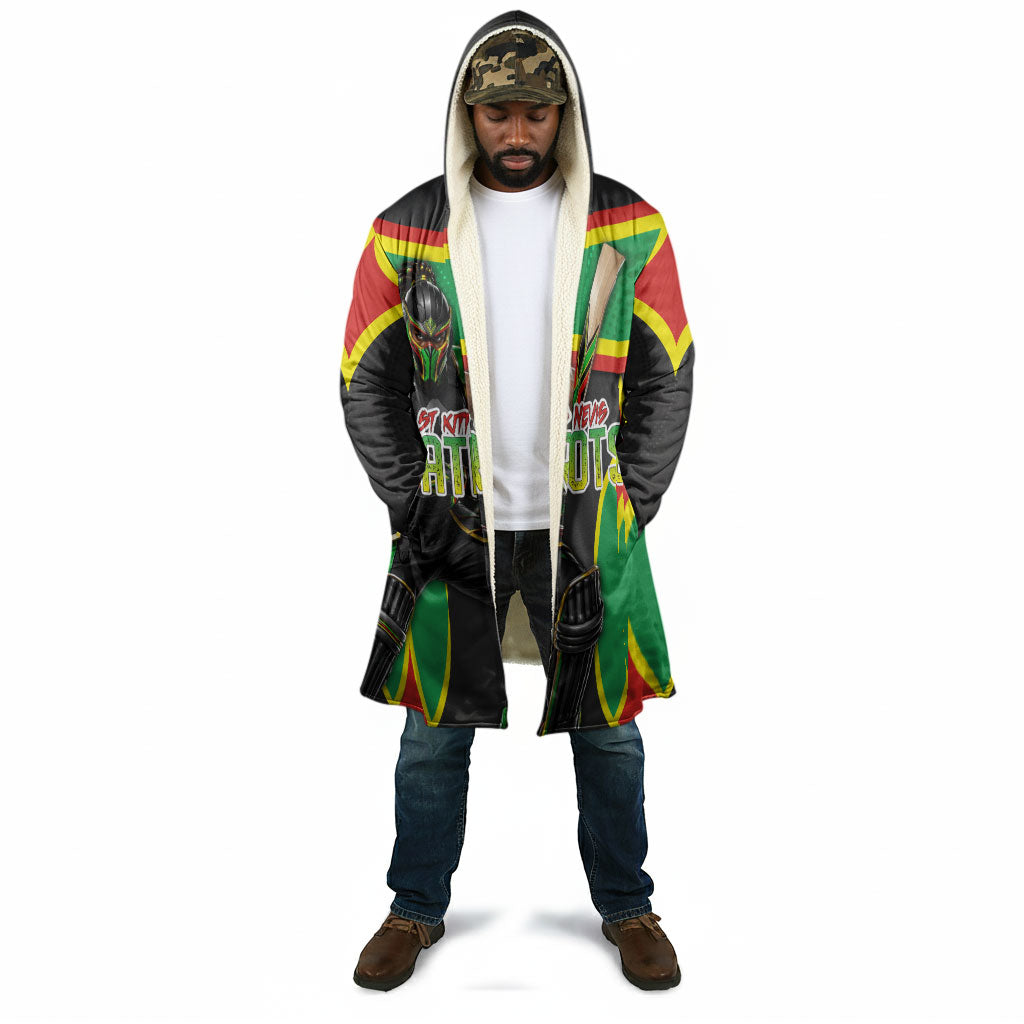 Personalized St Kitts And Nevis Patriots Cloak Caribbean Cricket Player Graphic Art