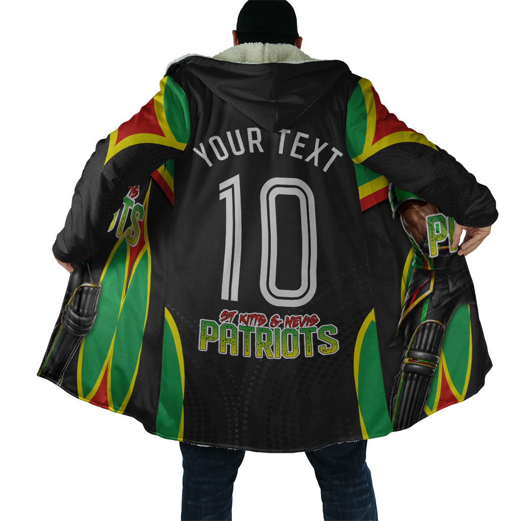 Personalized St Kitts And Nevis Patriots Cloak Caribbean Cricket Player Graphic Art