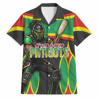 Personalized St Kitts And Nevis Patriots Hawaiian Shirt Caribbean Cricket Player Graphic Art