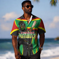 Personalized St Kitts And Nevis Patriots Hawaiian Shirt Caribbean Cricket Player Graphic Art
