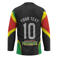 Personalized St Kitts And Nevis Patriots Hockey Jersey Caribbean Cricket Player Graphic Art
