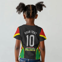 Personalized St Kitts And Nevis Patriots Kid T shirt Caribbean Cricket Player Graphic Art