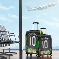 Personalized St Kitts And Nevis Patriots Luggage Cover Caribbean Cricket Player Graphic Art