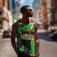 Personalized St Kitts And Nevis Patriots Men Tank Top Caribbean Cricket Player Graphic Art