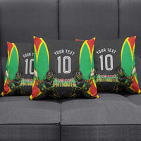 Personalized St Kitts And Nevis Patriots Pillow Cover Caribbean Cricket Player Graphic Art